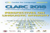 CLARC 2018 - bib.irb.hr · samo teorija 1545 Eileen Lee, Sharmela Mohan, Sujitra Sockanathan Linguistic diversity, assimilation and identity in the Chitty Melaka community, Malaysia