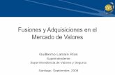 Fusiones y Adquisiciones en el Mercado de Valores - svs.cl · share trading 30 363 59 772 11 ,0 59 45, 507 Annual yield of IPSA ( 1 ) (5 - year moving average ) 126% 45% 6% 51% 41%