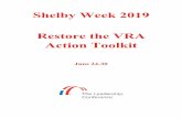 Shelby Week 2019 Restore the VRA Action Toolkitcivilrightsdocs.info/pdf/voting/ShelbyWeek2019.pdf · people you want to engage, trusted messengers, and opportunities that make it