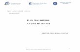 PLAN MANAGERIAL AN ȘCOLAR 2017-2018palatulcopiilorbrasov.ro/site2/images/2018/Documente/Plan-managerial...analiza PESTE ) Activitatea oricărei entități economico-sociale este influențată