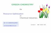 GREEN CHEMISTRY on Green Chemistry for... · Preamble GREEN CHEMISTRY principles rest upon 1. Atom Economy (Highest Selectivity) Raw materials, Chemicals & catalyst consumption must