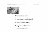 Journal of Computational Analysis and Applications · Editorial Board Associate Editors. of. Journal of Computational Analysis and Applications. Francesco Altomare . Dipartimento