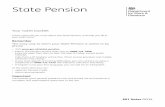 State Pension - assets.publishing.service.gov.uk · You may be able to get an increase of basic State Pension by using your ex-husband or wife's National Insurance contributions.