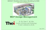 MEP Design Management - ibse.hkibse.hk/SBS5411/SBS5411_1819_07.pdf · BIM process and MEP deliverables (Source: BCA, 2013. BIM Essential Guide for BIM Adoption in an Organization,