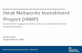 Heat Networks Investment Project (HNIP) · Heat Networks Investment Project (HNIP) Government support to help create a sustainable UK heat networks market Emma Floyd Project Director,