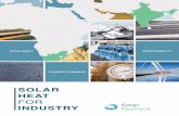 INDUSTRIAL SOLAR HEAT PAYS OFF · 2 INDUSTRIAL SOLAR HEAT PAYS OFF There is more final energy consumption of heat in the industrial sector than there is electricity consumed worldwide.