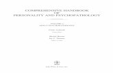 COMPREHENSIVE HANDBOOK OF PERSONALITY AND … · COMPREHENSIVE HANDBOOK OF PERSONALITY AND PSYCHOPATHOLOGY VOLUME 2 ADULT PSYCHOPATHOLOGY Frank Andrasik Volume Editor Michel Hersen