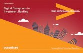 Digital Disruptions in Investment Banking - accenture.com · INVESTMENT BANKING DIGITAL P.O.V 2014 3 Digital Disruption More than just technological enablers, these six technologies