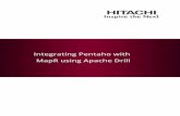 Integrating Pentaho with MapR using Apache Drill · This section provides links to several performance tuning and settings recommendations for Pentaho Data Integration, MapR, and