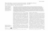 Evolution and taxonomic distribution of nonribosomal ...bioinformatics.psb.ugent.be/pdf/15_Amoutzias_2008_FM.pdf · prediction, siderophores The majority of nonribosomal peptide synthases