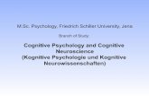 Branch of Study - Friedrich-Schiller-University of Jena · M.Sc. Psychology, Friedrich Schiller University, Jena Branch of Study: Cognitive Psychology and Cognitive Neuroscience (Kognitive