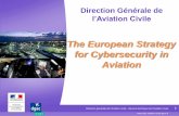 The European Strategy for Cybersecurity in Aviation · Contingency and Emergency Response Plan Beg 2018 Mid 2018 Beg 2019 Mid 2020 Investigation, Analysis, Feedback Certification