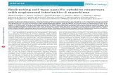 Redirecting cell-type specific cytokine responses with ...med.stanford.edu/content/dam/sm/utzlab/documents/juntilla_nat_chem_bio_12.pdf · 2 differentiation, immunoglobulin class