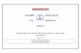 Prospectus 5th June - panducollege.webdcl.companducollege.webdcl.com/pdf/Prospectus.pdf · Pandu College, adjacent to the banks of the Brahmaputra river, is a Centre of learning in