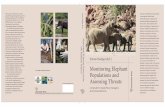 Monitoring Elephant Populations and Assessing Threats · significantly between chapters. For example, chapters covering subjects such For example, chapters covering subjects such