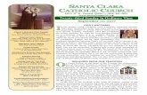 SANTA CLARA CATHOLIC CHURCH - SANTA CLARA PARISH - … · SANTA CLARA CATHOLIC CHURCH 323 S “E” St., Oxnard, 93030 — (805) 487-3891 September 10, 2017 I n the ancient world