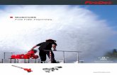 MONITORS FOR FIRE-FIGHTING. - firedos.com · 3 MODULAR DESIGN. Every FireDos monitor consists of a pivot mounting and a separate nozzle (except type M1). Designed as a universal monitor,