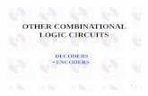 OTHER COMBINATIONAL LOGIC CIRCUITS - ggn.dronacharya.infoggn.dronacharya.info/CSEDept/Downloads/QuestionBank/Odd/III sem/Section... · 4 Decoding logic for the binary code 1001 with