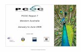 PCOC Report 7 - UOWweb/@chsd/@pcoc/... · PCOC Report 7 Western Australia January to June 2009 October 2009 The situa ono fM uLfyw s d r mc m bea rings, tob 34 ¡59's othan d138¡