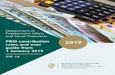 PRSI contribution 2019 rates and user guide from · Class K contributors Modified rate contributors with self-employed earned income from a profession or a trade and any other unearned