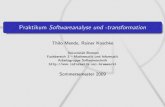 Praktikum Softwareanalyse und -transformation filePraktikum Softwareanalyse und -transformation Thilo Mende, Rainer Koschke Universit at Bremen Fachbereich 3 { Mathematik und Informatik