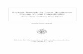 Rayleigh Principle for Linear Hamiltonian Systems without ... · RAYLEIGH PRINCIPLE FOR LINEAR HAMILTONIAN SYSTEMS WITHOUT CONTROLLABILITY Werner Kratz y Department of Applied Analysis,