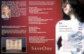 SaveOne je medunarodni program za žene koje u tišini pate ... · SaveOne je medunarodni program za žene koje u tišini pate od posledica izazvanih abortusom. Osniva¿ i predsednik