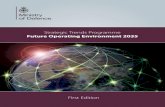 Strategic Trends Programme Future Operating Environment 2035 · Strategic Trends Programme Future Operating Environment 2035 First Edition 20150731-FOE_35_Final_v29-VH.indd 1 10/08/2015