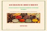 Guidance Document - archive.fssai.gov.in8d350a7a-afec-4b69-89c1-ab10723b... · oils and oleoresins, mint products, curry powder, spice powders, blends and seasonings are also exported.