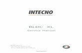 BLDC XL - greenline-intecno.com · BLDC XL Service manual 1 BLDC XL Service Manual INTECNO s.r.l. via Caduti di Sabbiuno n. 9/E 40011 Anzola Emilia (BO)Italy tel. 051.19985350 fax