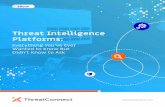 Threat Intelligence Platforms · up. Having a threat-intelligence-led security program gives your company or agency a fighting chance to defeat these ever-changing threats. You need