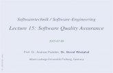 Lecture 15: Software Quality Assurance - Software Engineeringswt.informatik.uni-freiburg.de/teaching/SS2015/swtvl/Resources/Slides/... · Vocabulary – 15 – 2015-07-09 – Svintro