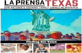 Finding Our Voice · 2 La Prensa Texas SAN ANTONIO 2 de Diciembre de 2018 La Prensa Texas San Antonio is published once a week by La Familia Duran Inc. San Antonio,