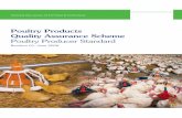 Poultry Products Quality Assurance Scheme · Poultry Processor working in partnership with the Producer to ensure best practice in Poultry production and processing. The primary objectives