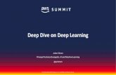 Deep Dive on Deep Learning - aws-de-media.s3.amazonaws.comaws-de-media.s3.amazonaws.com/images/AWS_Summit_2018/June6/Doppler/De… · Stochastic Gradient Descent Imagine you stand
