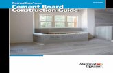 PermaBase brand 09 28 00/NGC Cement Board Construction Guide · 7 PHYSICAL FEATURE BENEFITS PERMABASE® CEMENT BOARDS OTHER CEMENT BOARDS FIBER CEMENT BOARDS Low-Weight Glass-Mesh