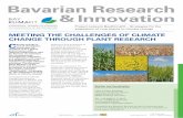 Bavarian Research & Innovation - bayfor.org fileProf. Dr. Rainer Hedrich University of Würzburg Institute for Molecular Plant Physiology and Biophysics Drought-resistant plants Prof.