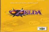 Legend of Zelda: Majora's Mask - Nintendo N64 - Manual ... · warning; please read inforhtanon and precautions booklet included with this using your nintendo' hardware game par or