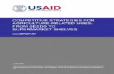 COMPETITIVE STRATEGIES FOR AGRICULTURE-RELATED MSES: … · COMPETITIVE STRATEGIES FOR AGRICULTURE-RELATED MSES: FROM SEEDS TO SUPERMARKET SHELVES microREPORT #37 JUNE 2005 This publication