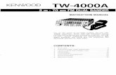 Kenwood - TW-4000A User manual - RigPix Databaserigpix.com/kenwood/tw4000a_manual.pdf · Title: Kenwood - TW-4000A User manual Author: IW1AXR, Daniele Subject: Dual band RTX Keywords: