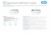 HP LaserJet Pro MFP M227 series · correct paper size. Print from your mobile device with Wi-Fi Direct® and NFC touch-to-print technolog y – no net work needed. Print with the
