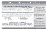 PBPA Newsletter Pope Band Notes - ALAN C. POPE HIGH SCHOOL ... · PBPA Newsletter ! September 2013 – Vol. 5 Pope Band Notes 3001 Hembree Rd. Marietta GA 30062 From the Podium of