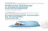 Pokusne životinje u znanstvenim istraživanjima ... · Drugi simpozij Hrvatskog društva za znanost o laboratorijskim životinjama s međunarodnim sudjelovanjem “Pokusne životinje