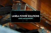 Lanela Power solutions - ieei.rtu.lvieei.rtu.lv/files/Lanela_prezentacija_ENG.pdf · SOLUTIONS AHEAD •We are open minded. •Our team are professionals in supplying sophisticated