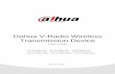 Dahua V-Radio Wireless Transmission Device · If wireless device is dual-band, then Radio section on Information page will be divided into two tabs (for 2.4GHz and 5GHz radio), each