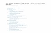 DU Ad Platform SDK for Android Access Guide - e.duapps.come.duapps.com/download/sdk/DUADplatform_SDK CW for Android Access Guide... · 4. Load SDK and Conﬁguration This section