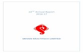 SRIVEN MULTITECH sriven multitech limited 22nd annual report (2016-17) [1] contents: 01. corporate information
