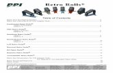 Retr Retro Rollso Rolls® - ppi-global.comppi-global.com/media/documents/PPI_RetroRolls_9C874882E6F90.pdf · 4 800.247.1228 Subject to change without notice For operation & maintenance