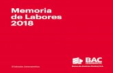Memoria de Labores 2018 BAC - baccredomatic.com · Roberto Ángel José Soler Guirola —Director Externo Evelyn Hildaura Portillo de Aguiñada —Auditora Interna Ricardo Damian