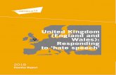 United Kingdom (England and Wales): Responding to ‘hate ... · ‘Hate speech’ against migrants and refugees was a prominent feature of the ‘Brexit’ campaign prior to the